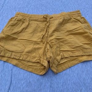 Mustard Yellow Old Navy Large Shorts